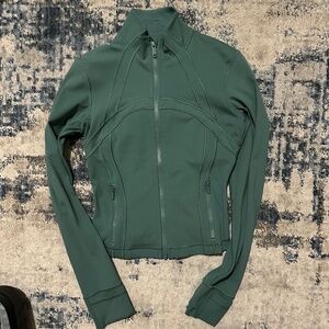 Lululemon cropped define jacket medium forest 6